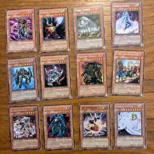 Lot of 12 YuGiOh Cards - Pokemon and Dungeons & Dragons Fans